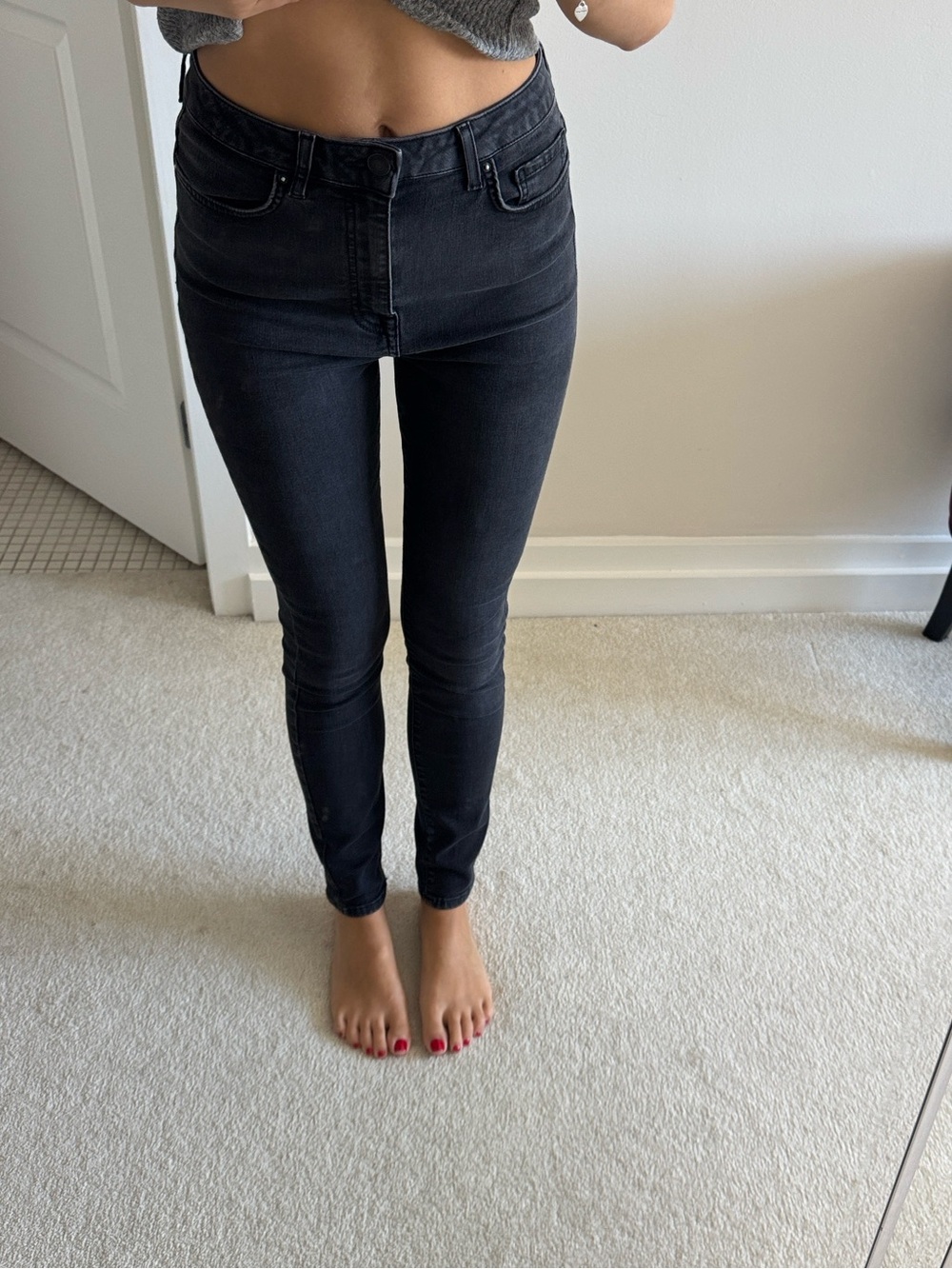 Forever 21 Black High-Rise Skinny Jeans